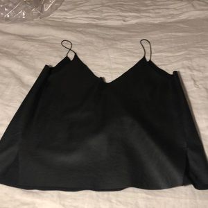 Zara Leather Camisole